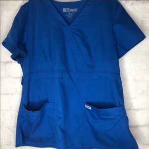 Grey's Anatomy scrub top Large